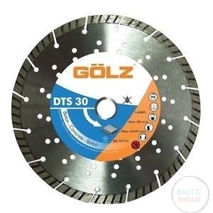 Universalus deimantinis diskas GOLZ DTS30 Ø115
